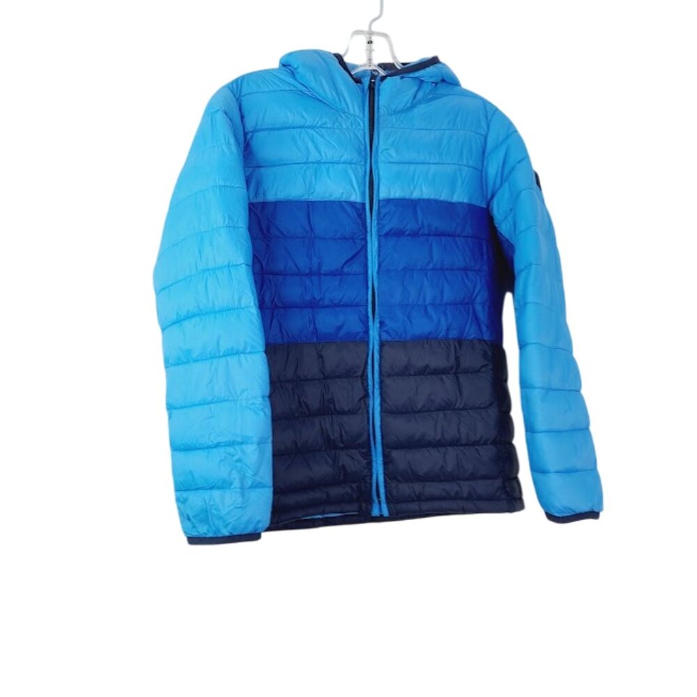 Gap Boy's Blue Padded Insulated Long Sleeve Winter Puffer Jacket Size XL